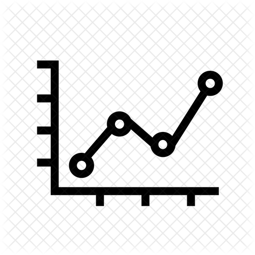 Point Chart Icon Download in Line Style