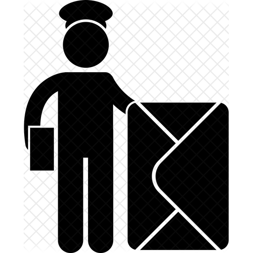 Postman Icon - Download in Glyph Style