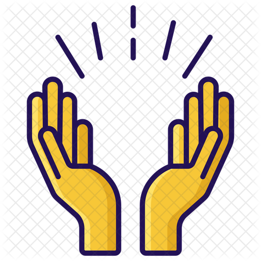 Download Free Praying Hands Icon Of Colored Outline Style Available In Svg Png Eps Ai Icon Fonts