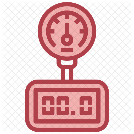 Pressure Meter Icon - Download in Dualtone Style