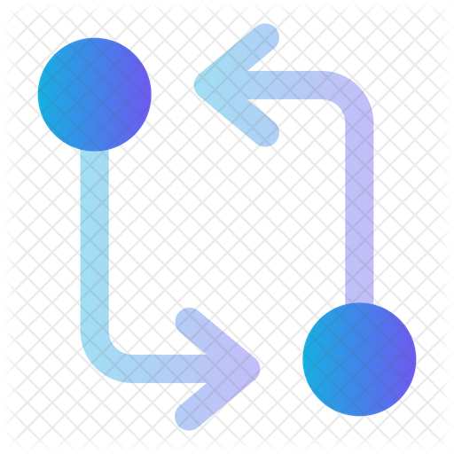 Programming Arrows Icon - Download in Gradient Style