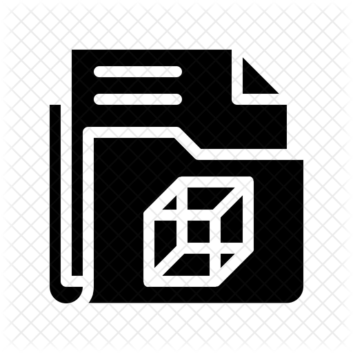 Project folder Icon - Download in Glyph Style