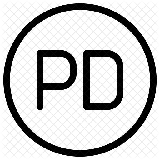 Public domain Icon - Download in Line Style