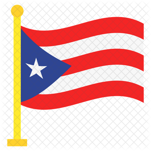 Puerto Rico Flag Icon - Download in Flat Style