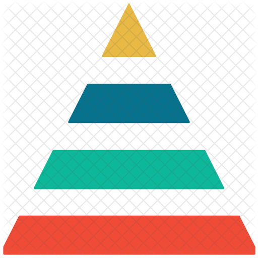 Pyramid Icon - Download in Flat Style