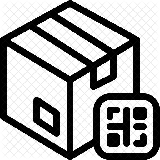 Qr code with box Icon - Download in Line Style