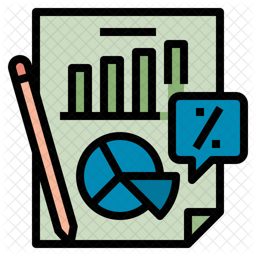 Quantitative Data Icon Download In Colored Outline Style