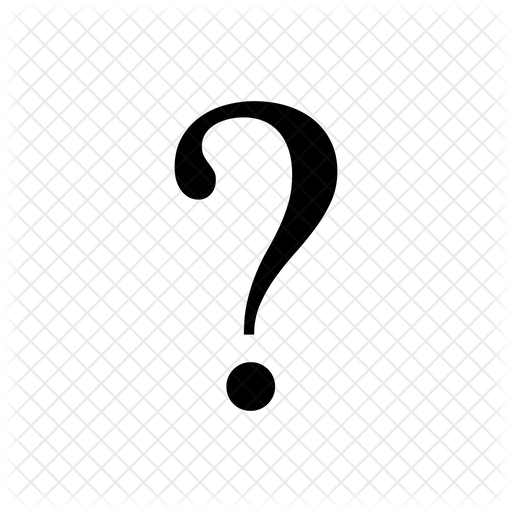 Question Mark Icon Download in Glyph Style