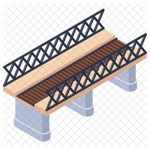 Railway Bridge Icon Of Isometric Style Available In Svg Png Eps Ai Icon Fonts