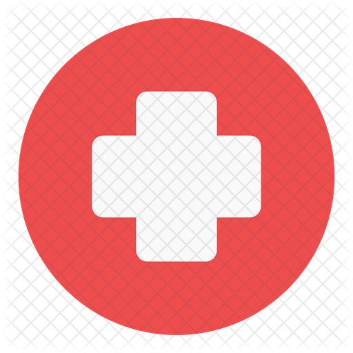 Red Cross Icon Download In Flat Style