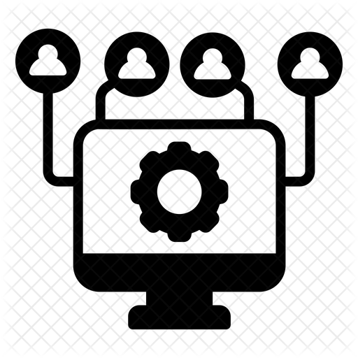 Remote Management Icon - Download in Glyph Style