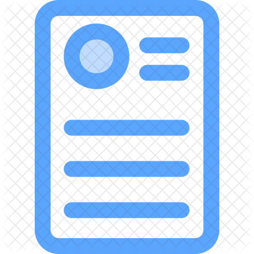 Resume Icon Of Dualtone Style Available In Svg Png Eps Ai Icon Fonts