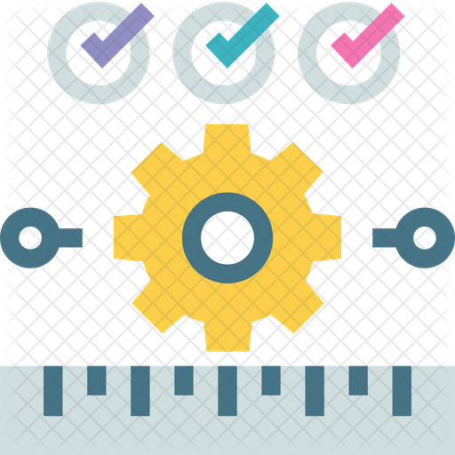 Reverse Engineering Icon - Download in Colored Outline Style