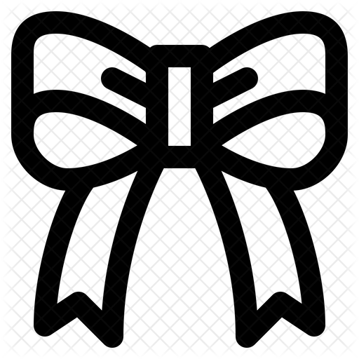 Ribbon Icon Download in Line Style