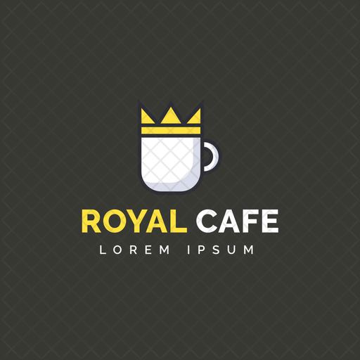 Royal Cafe Logo Icon Of Colored Outline Style Available In Svg Png Eps Ai Icon Fonts