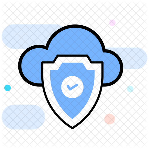 Safe Network Icon Download in Colored Outline Style