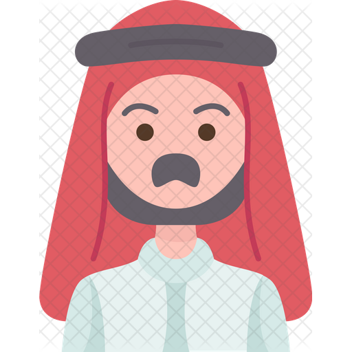 Saudi Man Icon - Download in Flat Style