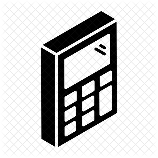 Scientific Calculator Icon - Download in Glyph Style