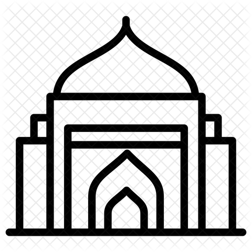 Shah Jahan Mosque Icon Of Line Style Available In Svg Png Eps Ai Icon Fonts