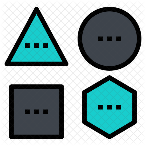 Shape Tool Icon Download In Colored Outline Style