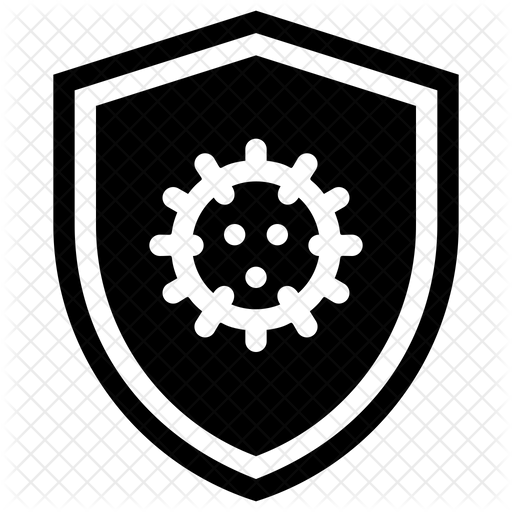 Free Shield Of Virus Icon Of Glyph Style Available In Svg Png Eps Ai Icon Fonts