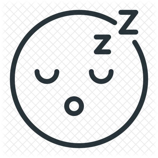 Sleep Emoji Emoji Icon Download in Line Style