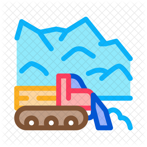 Free Snow Blower Truck Icon Of Colored Outline Style Available In Svg Png Eps Ai Icon Fonts