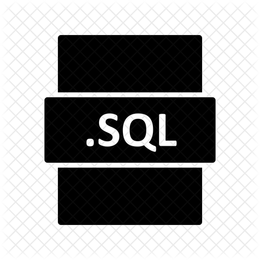 Sql Icon - Download in Glyph Style