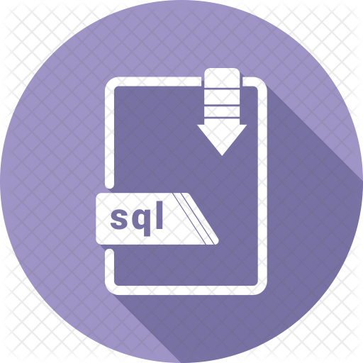 Sql file Icon - Download in Glyph Style