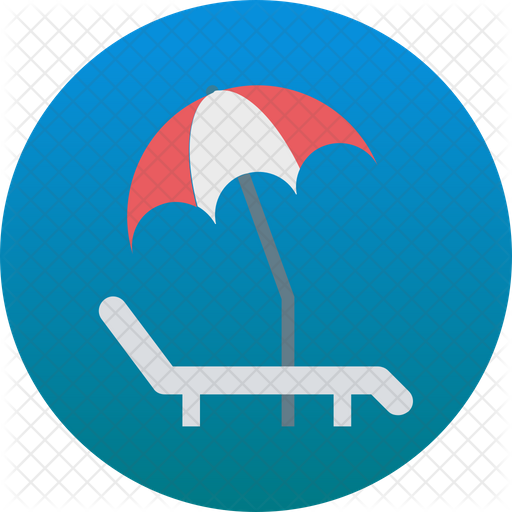 Sunbathe Icon Download in Gradient Style