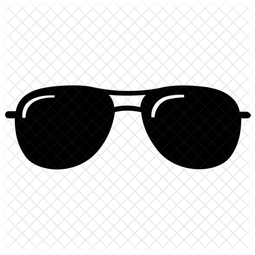 Sunglasses Icon Download in Glyph Style