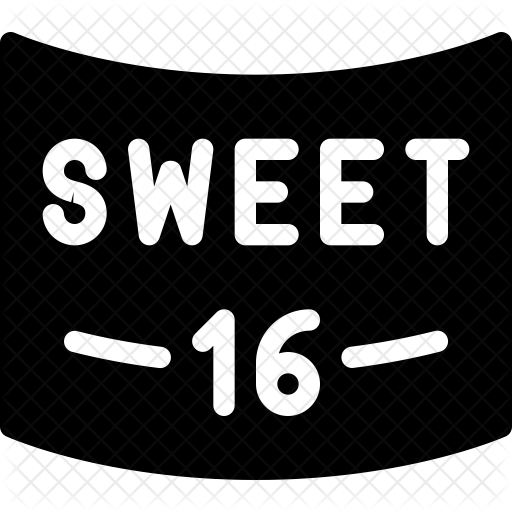 Download Free Sweet Sixteen Icon Of Glyph Style Available In Svg Png Eps Ai Icon Fonts