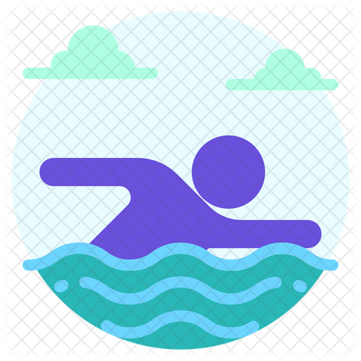 Swimming Icon.