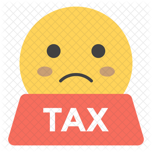 Tax Emoticon Emoji Icon - Download in Flat Style