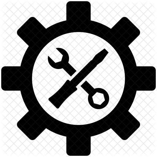 Technical Tools Icon Download in Glyph Style