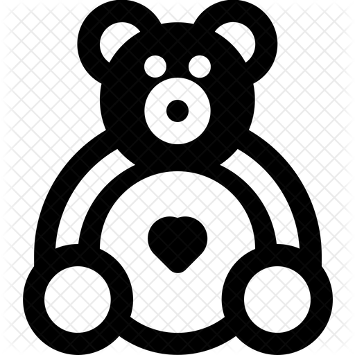 Download Free Teddy Bear Icon Of Glyph Style Available In Svg Png Eps Ai Icon Fonts