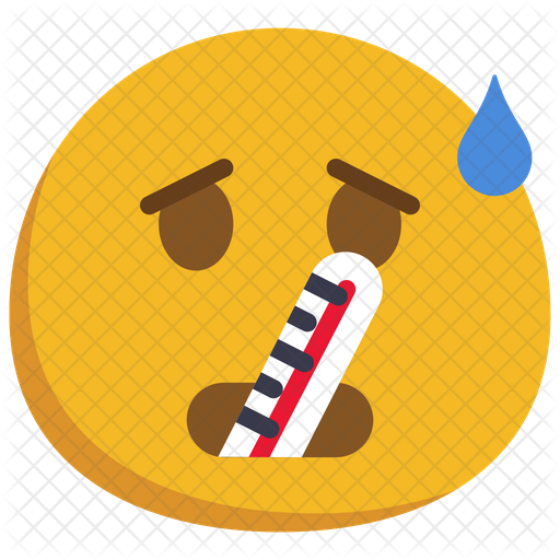 Temperature Emoji Icon - Download in Flat Style