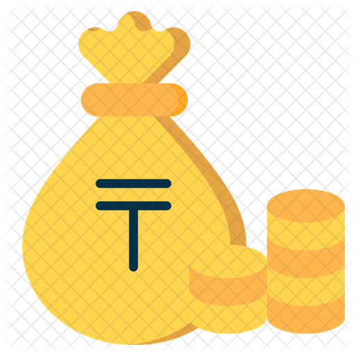 Tenge Icon - Download in Flat Style
