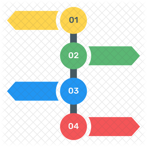 Timeline Infographic Icon - Download in Flat Style