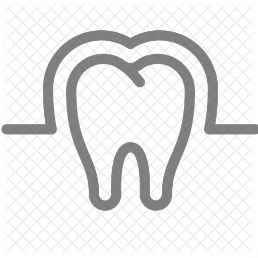 Tooth Ingrown Icon - Download in Line Style