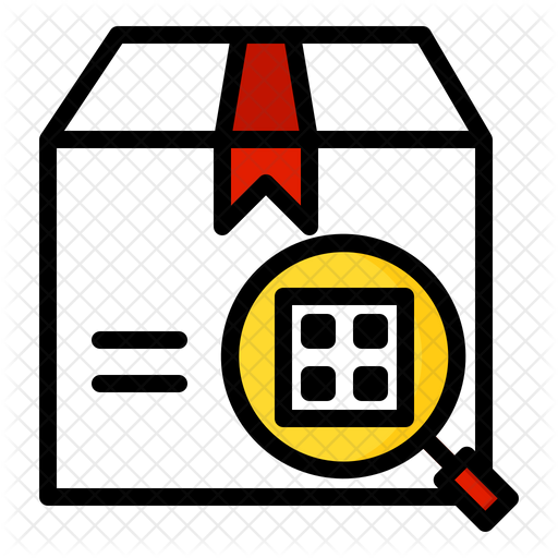 Tracking code Icon - Download in Colored Outline Style