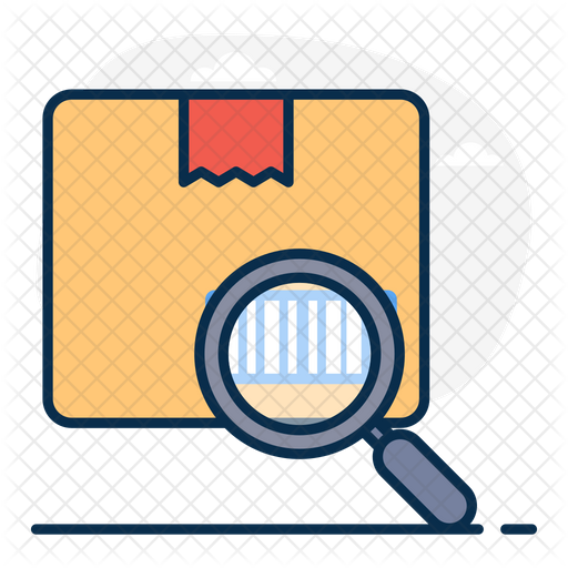 Tracking Code Icon - Download in Colored Outline Style