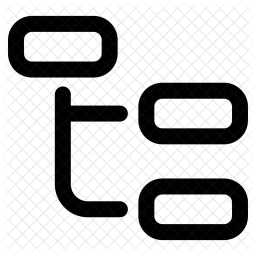 Tree Structure Icon - Download in Line Style