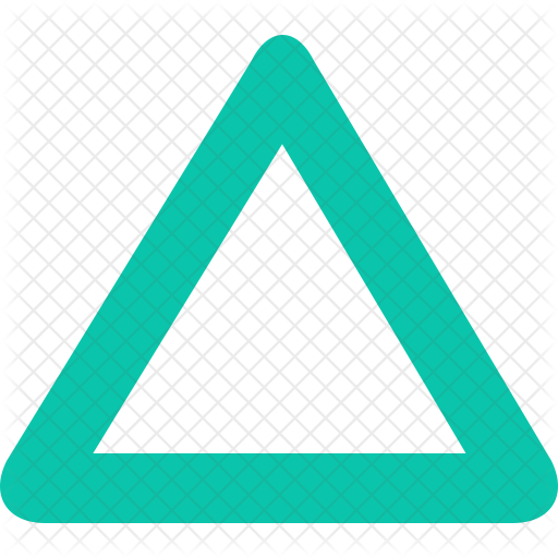 Triangle Icon Download in Glyph Style
