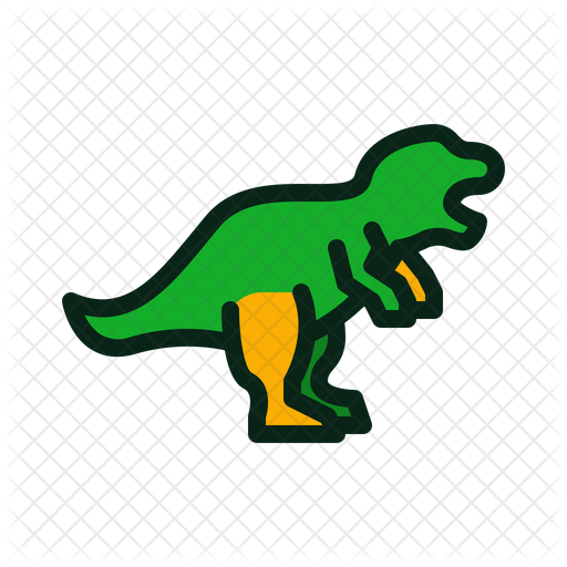 Tyranosaurus Rex Icon Of Colored Outline Style Available In Svg Png Eps Ai Icon Fonts