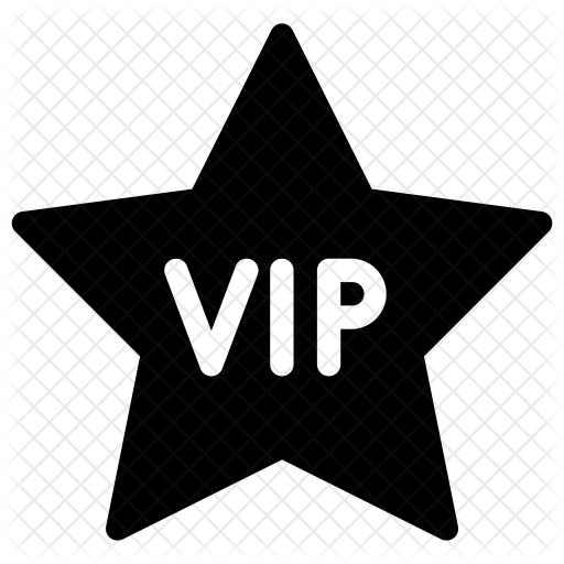 Free Vip Star Icon Of Glyph Style Available In Svg Png Eps Ai Icon Fonts