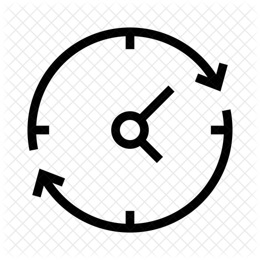 Waiting Time Icon - Download in Line Style