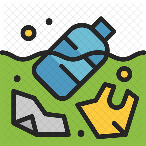 Water pollution Icon - Download in Colored Outline Style