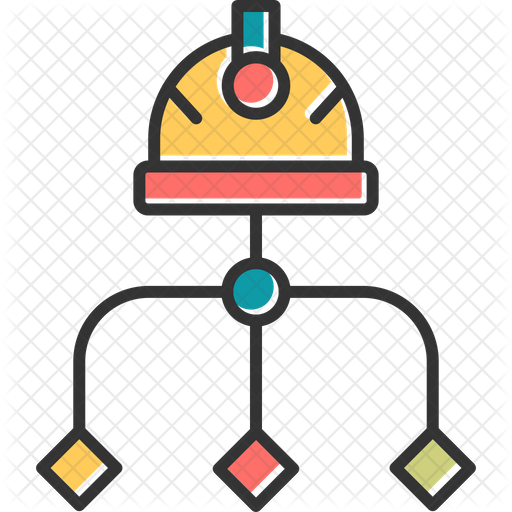 Website Dashboard Icon - Download in Colored Outline Style