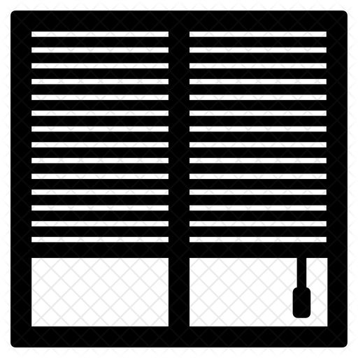 Window Blinds Icon Of Glyph Style Available In Svg Png Eps Ai Icon Fonts